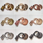 support lampe suspendu moderne rose gold pearl black bronze silver e27 métal lisse opacité
