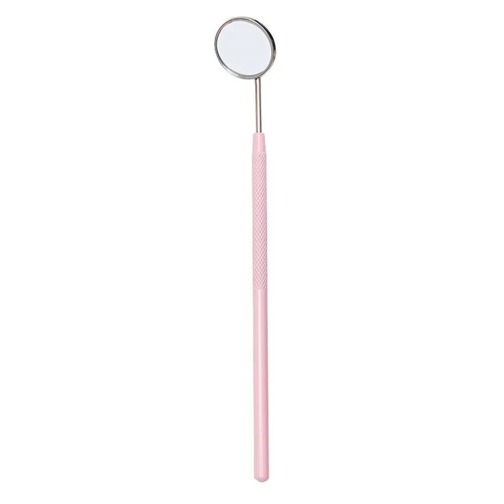 miroirs dentaires modernes finement texturés bleu rose doré noir opaques