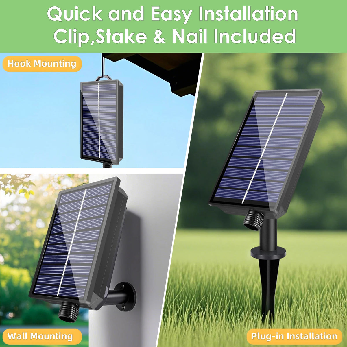 guirlande lumineuse solaire extérieure 15m 25 ampoules led jaunes télécommande