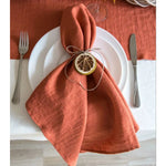 serviettes lin 40x40cm vert olive moderne mariage anniversaire table maison extérieur