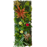 plantes artificielles murales herbe feuilles fleurs roses modernes extérieures festiveDecoration