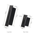 Comparaison des tailles court et long de l'applique murale LED