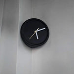 horloge murale rouge moderne aiguille quartz résine fixée sans perforations silencieuseDecorationMurale