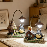 veilleuse led totoro deco anime noir marron figurines suspendu lapin maisonnette rusticampoche