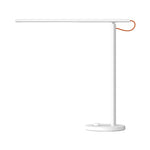 lampe table moderne blanc texture lisse flux lumineux haut protection yeux commande vocale