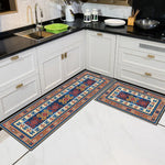 tapis cuisine imperméable antidérapant polyester moderne motifs cuisine décoratif