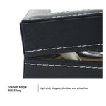 boîte rangement montres simili cuir cadenas classique 11cm 16cm 30cm étanche femmes