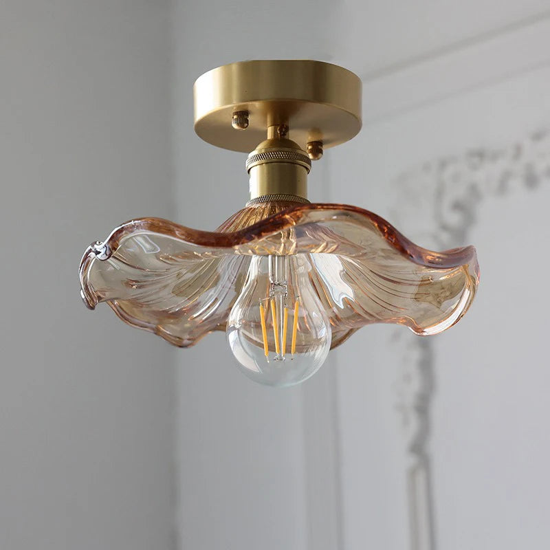 applique murale or transparent moderne ampoule led inclusion vis fixations
