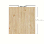 sticker mural 3d bois autocollant moderne imperméable 35x35cm naturel beige clair