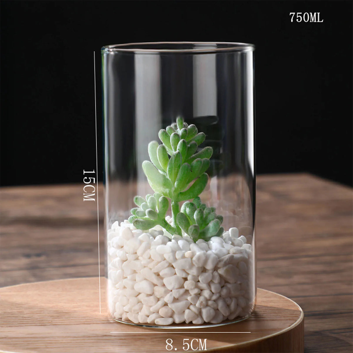 vases verre modernes transparents décoration florale table mariage