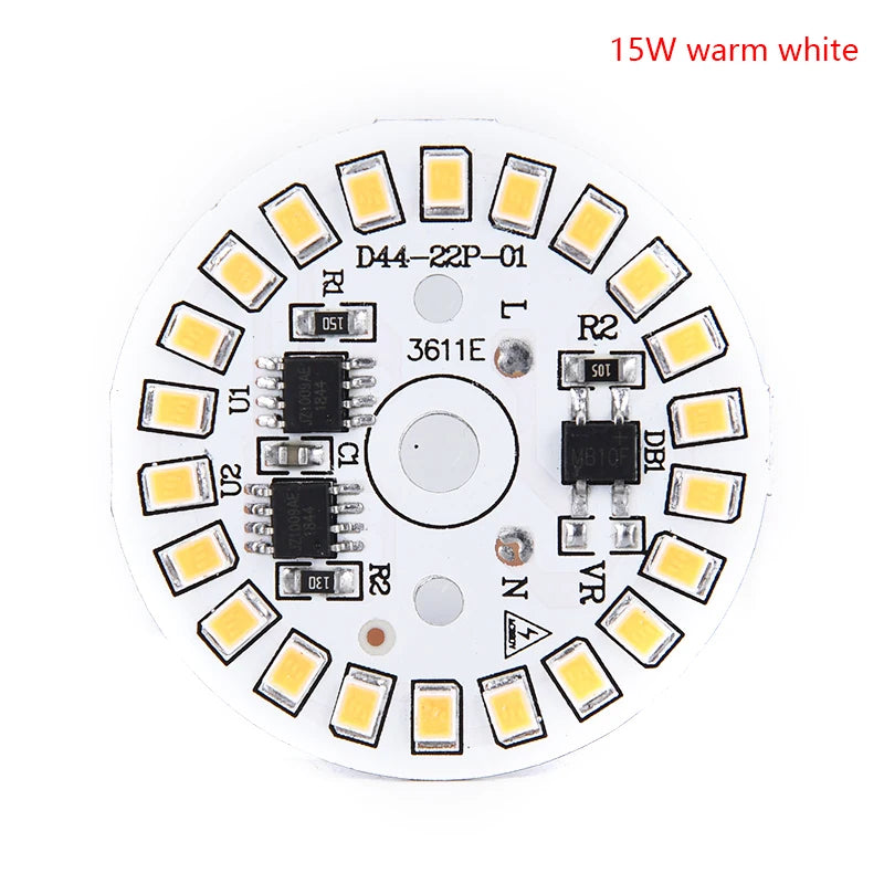 plaque led circulaire diodes blanc modernes technologie 28mm 35mm 40mm 44mm 48mm