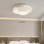 plafonnier led moderne blanc contemporain ovales opacité commandes tactiles
