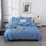 Housse de couette 220x240 unie rose
