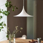 suspension lumineuse pendentif moderne noir blanc ampoule e27 métal certification flux luminescent