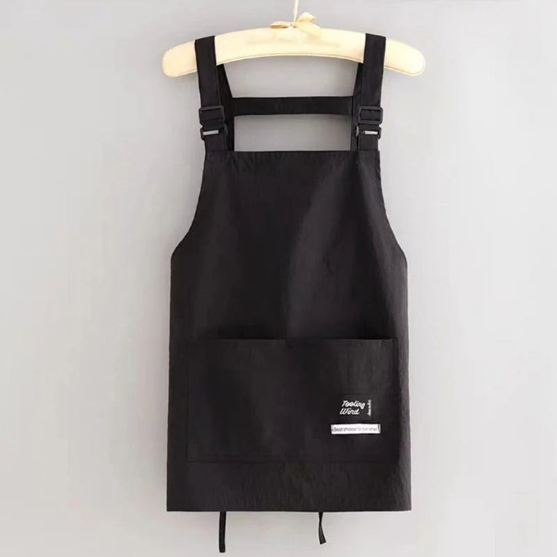 tablier cuisine marron vertolive rouge uni moderne fonctionnel boucles pocheavant étiquette logossering