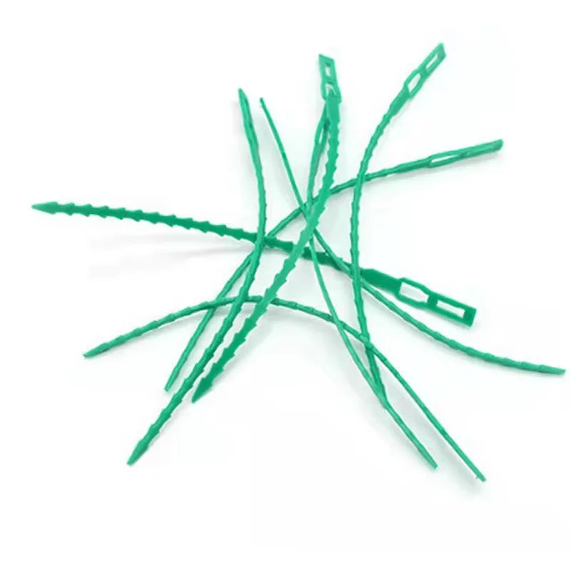 clips support plantes plastique texturé vert pratique 11cm 13cm 17cm 23cm 20pcs 50pcs 100pcs