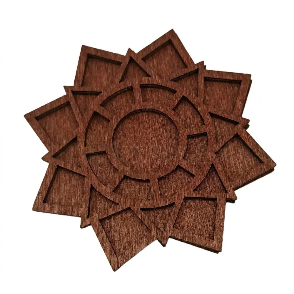 support bijoux pierres semi précieuses marron clair grille compartiments moderne multiple rangement spécimens minéraux