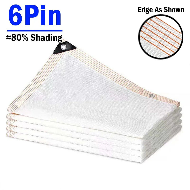 Voile d'ombrage rectangulaire blanche 6x4 m pour terrasse