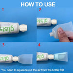 tube colle blanc moderne tringle organiseur salle bain economiseur