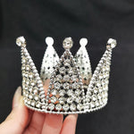 couronnes décoratives or argent strass motifs floraux anniversaire mariage fêtes événements