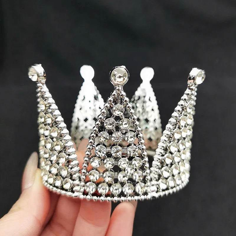 couronnes décoratives or argent strass motifs floraux anniversaire mariage fêtes événements