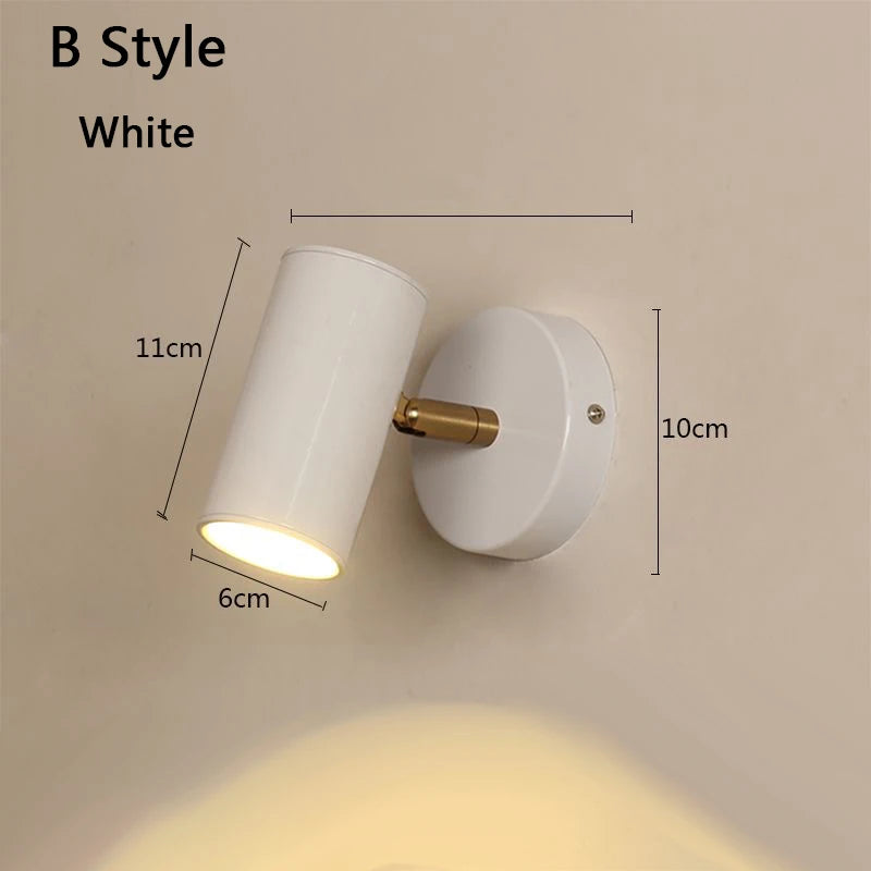 applique murale moderne or noir éclairage led chambre salle manger étude entrée minimaliste