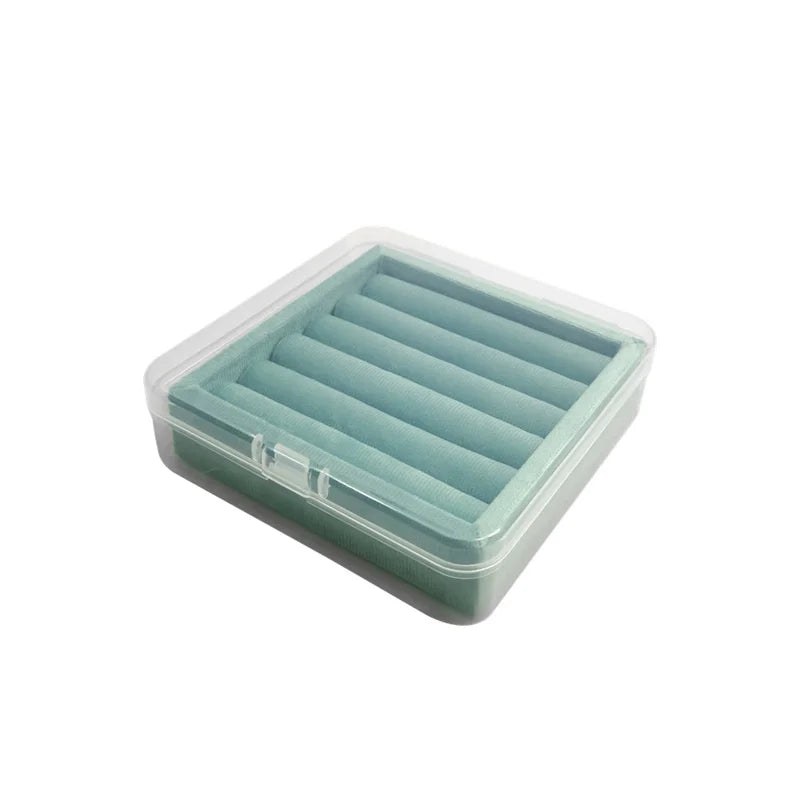 boîtes bijoux velours transparent violet bleu marine vert rouge contemporaines