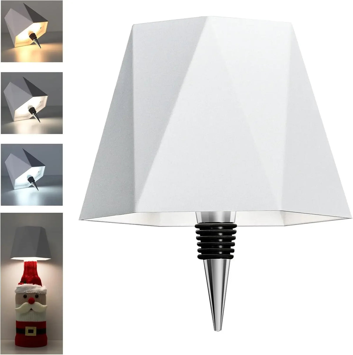 lampe bouteille vin noir tactile led sans fil moderne chambre table