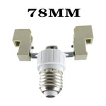 adaptateur ampoule blanc vis moderne poterie porcelaine 78mm 118mm 135mm 189mm