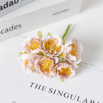 bouquet fleurs artificielles rose clair moderne decoration maison fete anniversaire intérieur