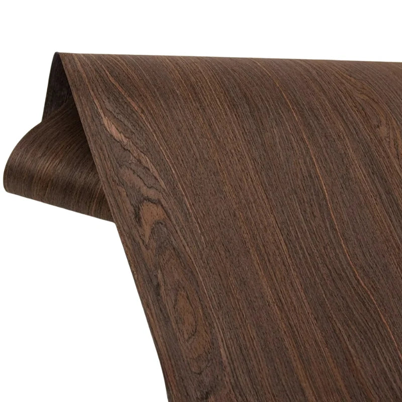 revêtement décoratif bois imitation adhésif rouleau nœuds veines marron foncé total opaque