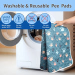 tapis absorbant imperméable chien chat motif pattes coeur lavable antidérapant intérieur moderne bleu