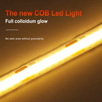 ruban led cob blanc bleu 320leds adhésif batterie aaa moderne chambre