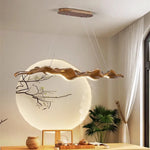 Luminaire suspendu vintage résine variateur
