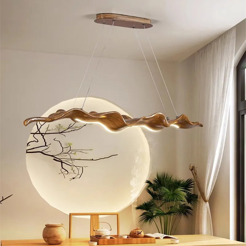 Luminaire suspendu vintage résine variateur