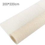 tapis tressé alvéolaire protection matelas crème minimaliste 40x40cm 50x50cm 50x80cm 60x60cm 70x140cm