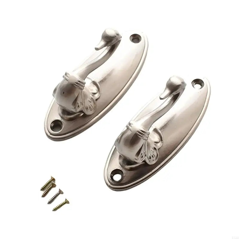 boucles rideau floral bronze doré argenté cuivre classiques pack deux boucles