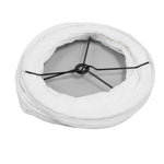lampe sol moderne blanc rayures opaques base noire abat jour papier riz chambre salon