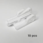 clips rideau ajustables blanc texture tissée opacité moderne clips ruban rideau