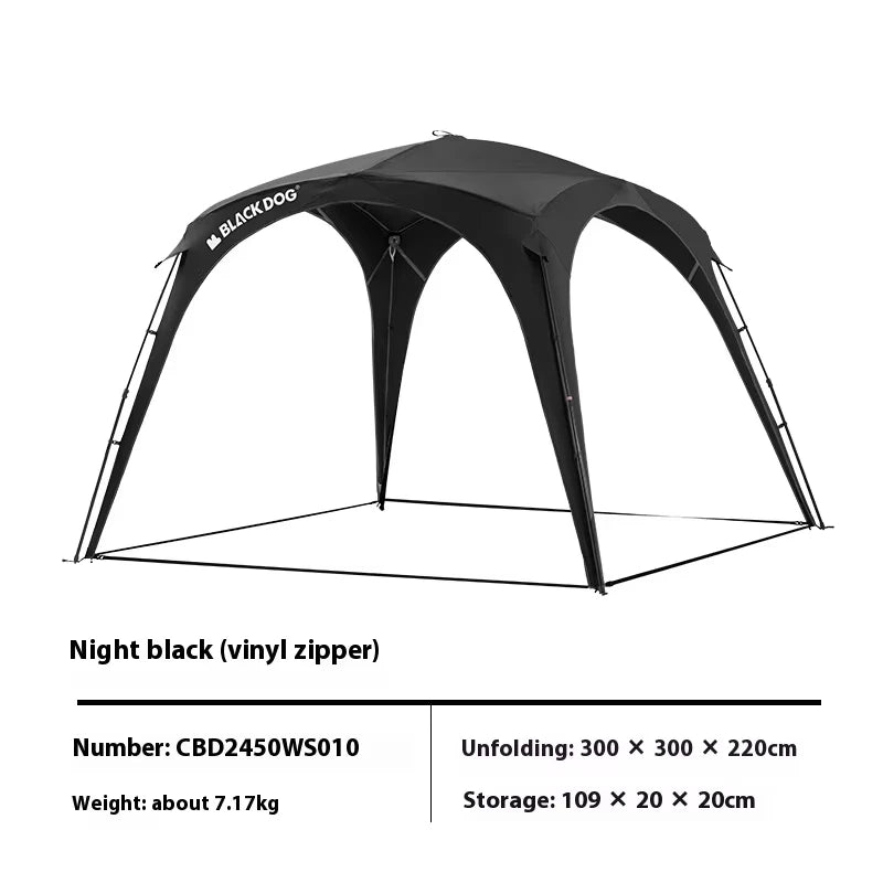 tente camping automatique imperméable grande capacité table chaises pliantes extérieur gris
