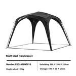 tente camping automatique imperméable grande capacité table chaises pliantes extérieur gris