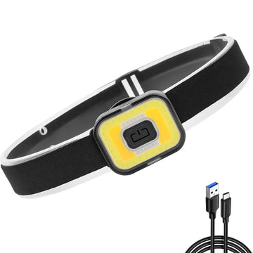 projecteur frontal rechargeable puissant modes lumineux éclairage camping plein air moderne utilitaire