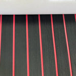 tapis sol orange rayures noires adhésif moderne 240x45cm surf bateau fibre verreextérieur antidérapant