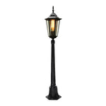 lampe jardin led noir doré transparent ip65 extérieure classique vintage métal