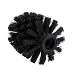 brosse toilette acier inoxydable noir blanche argentée moderne rigide respectueux environnement