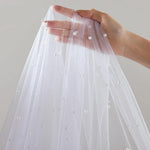 nappe tulle perlée transparente élégante mariage blanc noir rose vert