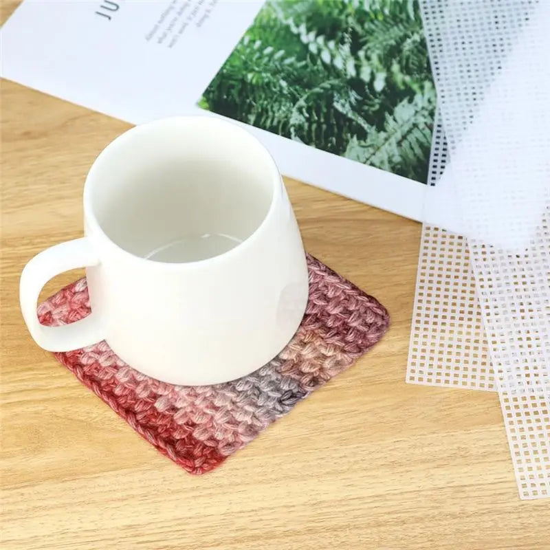 feuilles toile maille plastique blanches 10x13 pouces broderie tricot crochet 7ct régulières précises