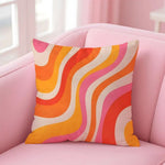 housse coussin motif géométrique polyester coton 35x35cm 40x40cm moderne chambre salon voiture