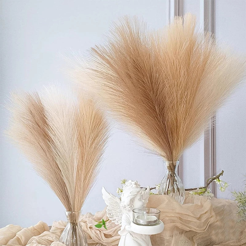 plumes artificielles beige naturel rustique décoration maison mariage anniversaire baby shower intérieur feutrine opaques