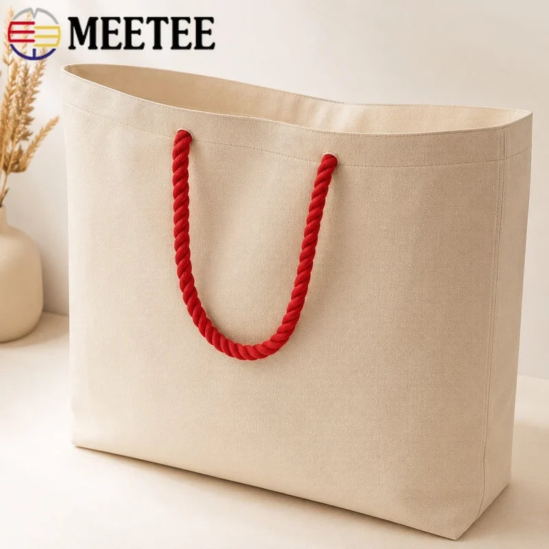corde torsadée rouge coton 12 20mm sacs accessoires couture diy macramé sangles bag straps